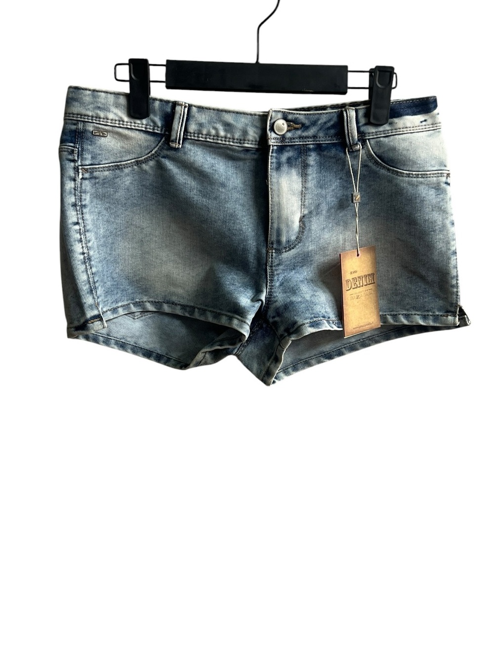 Piazza Italia 42 low rise Denim Blue Shorts